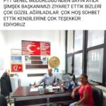 Read more about the article PTT Genel Genel Müdürlüğünden Sayın Atila Şimşek Başkanımızı Ziyaret Ettik.